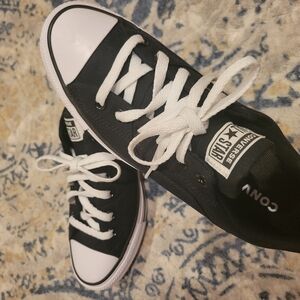 Converse Black and White Athletic Shoes